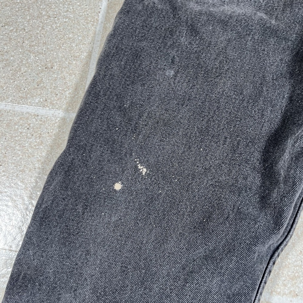 Vintage Levi's 550 Men's 30x32 Black Orange Tab Relaxed Fit Jeans MADE IN USA - Picture 3 of 16